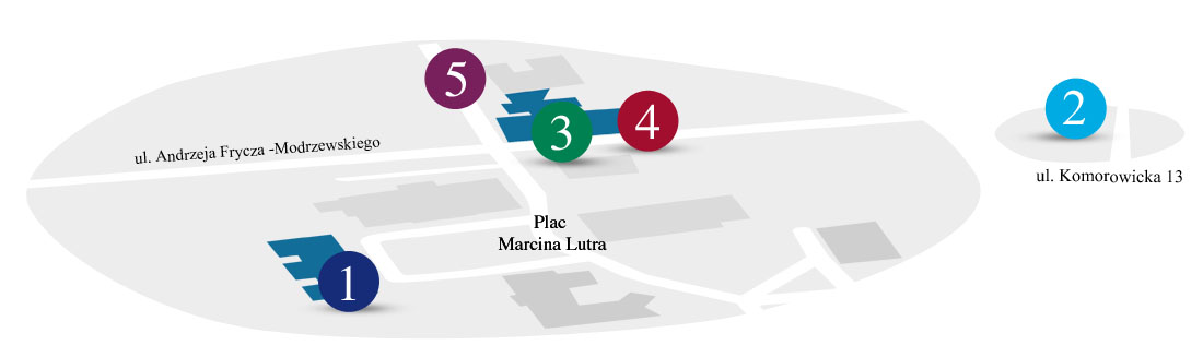 mapa obiektów Towarzystwa